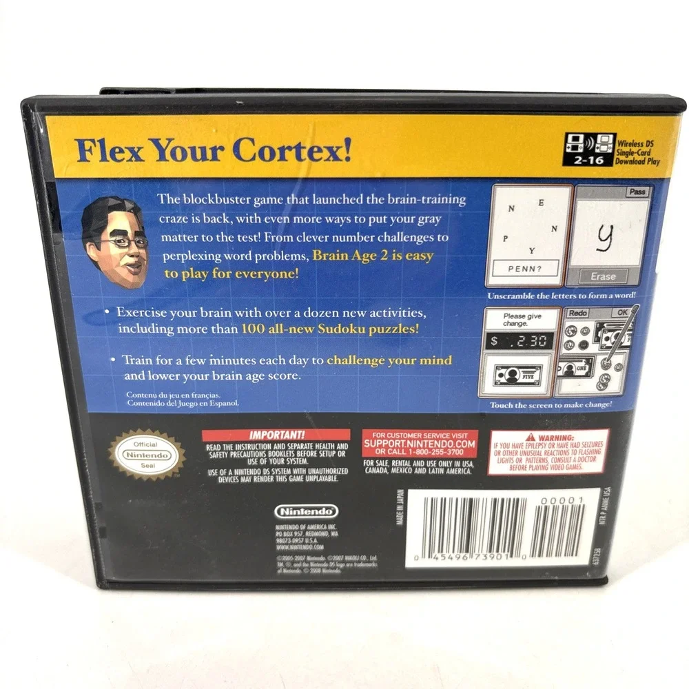 Brain Age 2 More Training in Minutes a Day (Nintendo DS) Complete‎